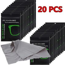 신상품 30Pcs 재사용 가능한 안개 방지 안경 닦아내는 스웨이드 Pre-moistened Antifog 렌즈 천을 Defogger Eyeglass Wipe Eye Glasses, [02] 20pcs