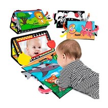 아부삼 장난감 06개월 천책이 배 타임 & 티더 를 몬테소리 0 3 6개월 9개월 남자 아이를 고대비 신생아 감각 BGSL