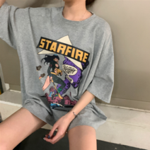 르엠마 빅사이즈 루즈핏 박시핏 여름 반팔 티셔츠 TC05