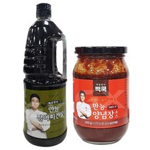 백쿡 백종원의 만능 장아찌 간장소스 1.8L+만능양념장소스 500g, 1개