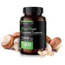 고함량 담자균 표고버섯균사체 AHCC 1500mg 180캡슐