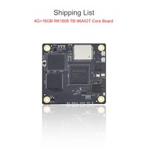 96 보드 Rockchip RK1808 저전력 임베디드 인공 지능 내장 NPU 및 기가비트 이더넷 용 Linux 개발자 키트, [03] 번들 3