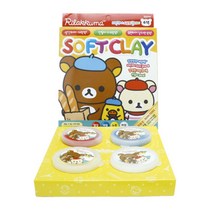 [RA㏓] 리락쿠마 소프트클레이 (점토)(115009) 조소 팬시 미술 색상 다용도 지점토 모래 공작 찰흙 델타샌드 ▷_§Ea, 《본상품》