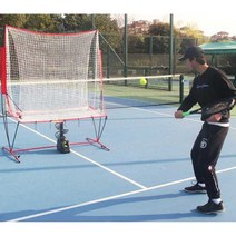 테니스공 자동발사기 스트로크 네트 리턴볼 볼머신기, 세트