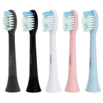 식스비 프리미엄 음파전동칫솔 전용 칫솔모(2EA), 칫솔모:겸용 블랙칫솔모2EA