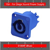 20PCS SpeakON Male 플러그 PowerCON 유형 A NAC3FCA + NAC3MPA-1 섀시 플러그 패널 어댑터 3Pin Powercon, 10 20xE1004F 15A