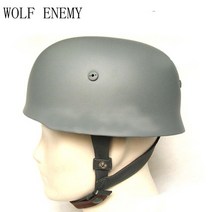 스포츠 헬멧 안전 제2 차 세계 대전 독일 Fallschirmjager M38 스틸 헬멧 가죽 라이너 그레이 낙하산 병, Warship ash