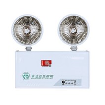 화재 출구 비상등 LED 조명 충전식 이중 헤드 라이트 안전 출구 조명 정전-43544, 단일옵션