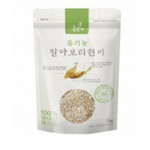 유기농발아보리현미 3kg, 1개