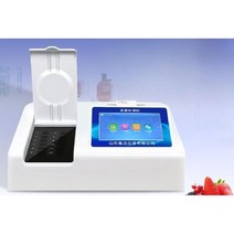 흰색 블록 중금속 방사능 측정기 방사선 고성능 휴대용 수산물 오염수 업소 가정용 측정, 음식 2 품목 발견자