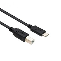 CMT C타입 to USB2.0 B타입 프린터 복합기 연결케이블 썬더볼트3 맥북에어 맥북프로 야마하P125 디지털피아노 미디 녹음용 연결선, 2m, 1개