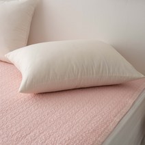 드림베딩 포송한 순면 피그먼트워싱 이불 겸 침대패드, 핑크