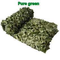 야외 블랙 블루 그린 사막 베이지 육군 위장 자동차 텐트 그물 캠핑 하이킹 사냥 천막, Pure green+4mx5m