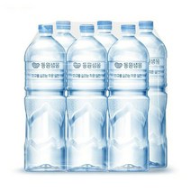 동원샘물 라벨랜덤 2L x 6병 생수 물 안전한 워터 대용량 먹는샘물 병 업소용, 2L X 6개입, 라벨무관 (배송빠른걸로)