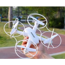 RC헬기 쿼드콥터 초보자용 교육용 연습용 무선조종, 화이트