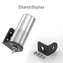 유성 기어 모터 감속기 JGA25-370 소형 DC 드 소형 6V ~ 12V 12RPM ~ 1931RPM 소형 DC 속도 조절 고토크, 280rpm, 12V 브래킷 모터, 1개