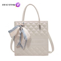 [백화점 면세점]마름모 가방 여성 가방 2021 가을 리본 스카프 핸드백 미니 스퀘어 가방