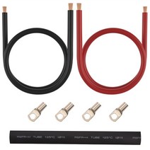 점프 스타트 자동차점프선 배터리 인버터 케이블 게이지 인버터오토바이 선박용 단자가, 없음