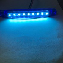 차량경광등 LED경광등 태양광 싸이렌 경고등9/18 LED 트럭 트레일러 라이트 경고등 사이드 마커 신호 램프, 10 18 LED Blue_01 10pcs