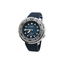 Seiko 세이코 Prospex 베이비 참치 블루 다이얼 실리콘 남성용 다이버 시계 SRPH77