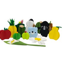 펠트공예 천연 가습기 만들기 패키지 12종 DIY KIT, 파인애플노란색