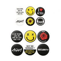 아차 ACHIEVE.H.A 디자인 핀버튼