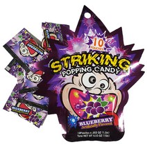 스트라이킹 팝핑 캔디 블루베리맛 15g (1.5g X 10개입), 1개
