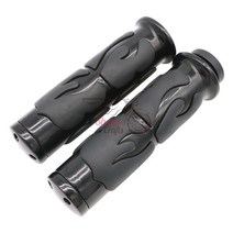 바이크 오토바이 부품 액세서리 핸들 바 핸드 그립 야마하 Dragstar XVS400 XVS650 XVS1100 V-star DS400 DS650 DS950 DS1100 클래식, [02] NO.1 black, 02 NO.1 black