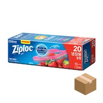 [P1D] 지퍼락 간편 그립앤실 냉장 중형 20매X12개입 BOX / 지퍼락 비닐 일회용 밀폐 냉동 냉장 슬라이딩 지퍼백 도매 대용량 업소용 ( P1D / 991247EA ), 1, 본상품선택