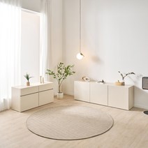 리엔까사 조아 높은 거실장 티비다이, 서랍형, W1200, 네추럴우드