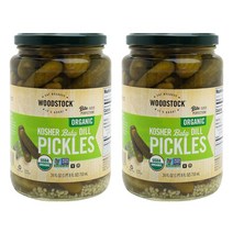우드스탁 베이비 딜 피클, 2개, 710ml