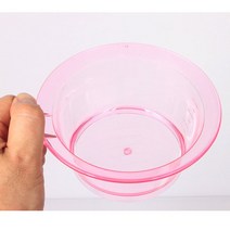 파마 매직 용기 볼 손잡이 W3645B9P 그릇 염색 미용도구 헤어샵 미용실 미용용품 헤어소품, 투명파랑