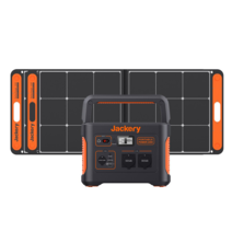 Jackery 잭커리 휴대용 파워뱅크+태양광패널 세트 Solar Generator 1000 태양광충전, 파워뱅크1000+태양광패널SolarSaga100*2