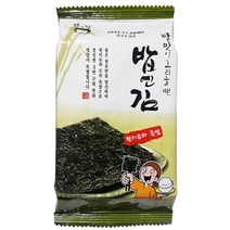 밥엔김 밥맛이 그리울땐 현미유와 죽염 도시락김 16g(4g 4입) 10개