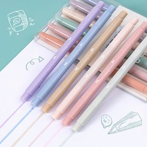 양방향볼펜/형광펜세트/형광펜/6P/사인펜/싸인펜/문구/다꾸/6컬러/속건성잉크/다이어리/볼펜/사은품/판촉, 소금세트(WD-500)