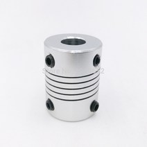 철근커플러 각종커플러 에어공구 수공구D19 * L25 샤프트 커플 링 알루미늄 유연한 턱 3/4/5/6/6.35/7/8/10, 11 4x6.35