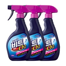[비트] O2 얼룩제거제 500ml 3개 /칼라 소매 찌든때 강력제거