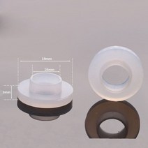 고무와셔 오링 실리콘 구리 스텐 10pcs 고무 링 플랫 가스켓 씰링 링 와셔 보트 크러쉬 와셔 플랫 씰 피팅 샤워 노즐 호스 튜브, 2, 10개