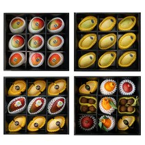 [항공직송] 프리미엄 혼합 망고 선물세트 애플 카라바오 태국 명절 단체 과일, 5.애플 망고 선물세트 6과