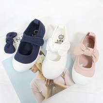미니솔 리본 탈부착 단화 170-220mm 유아동 여아 찍찍이 스니커즈