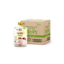 남양 맘스쿠킹 이유식 과일퓨레(프룬사과/6개월-) 10개
