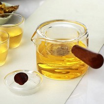 우드핸들 내열유리 차포트 400ml 티팟, 상세페이지 참조, 상세페이지 참조