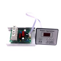 산업용부품 전기장비 기계모터 AC 220V 10000W SCR 전압 조정기 속도 제어 디밍 조광기 온도 조절기, 한개옵션0