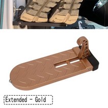 차량용 사다리 발판 2 in 1 접이식 자동차 차량 접이식 스테핑 car for kia, 확장 - 골드