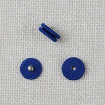 핀쿠션 NEW) 25mm 컬러 싸개단추 스냅단추 (1개), 블루