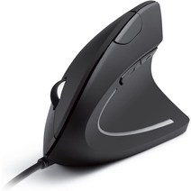 Anker(앤커) 인체공학적 광학 USB 5버튼 유선 버티컬 마우스, 기본