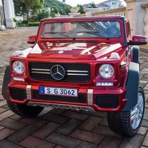 전동푸쉬카 유아전동차 2인승 2인 전동차 벤츠 지바겐, 하이매칭광택화이트+4륜구동+방폭휠