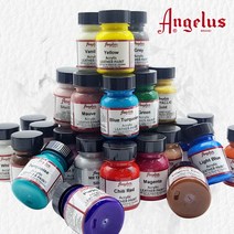 [알파] [엔젤러스] 아크릴 레더 페인트 29.5ml, 색상:[6565140]041/LightBlue