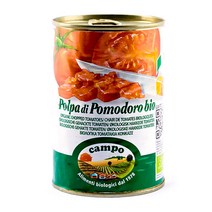 캄포 유기농 다이스 토마토 찹트 통조림 캔 400g 스파게티 파스타 소스