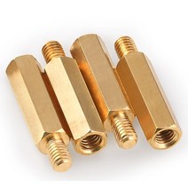 M2.5 황동 육각 서페이서 지지대볼트 서포트 볼트 지지대 PCB 보드 고정 기둥 스터드 나사, 13mm (30개)
